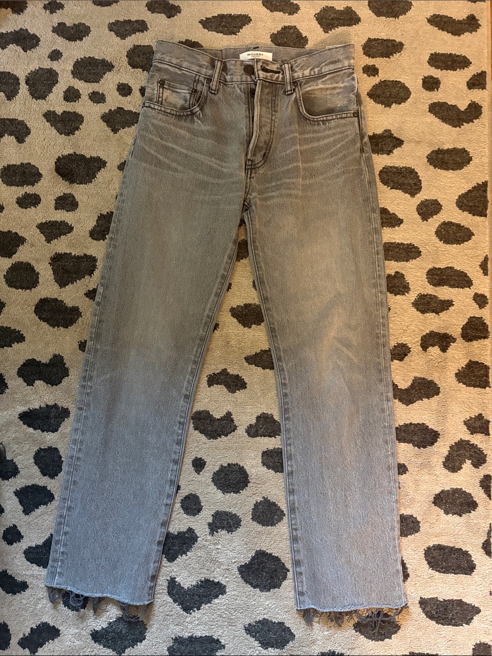 Grey Women’s Straight-Leg Jeans